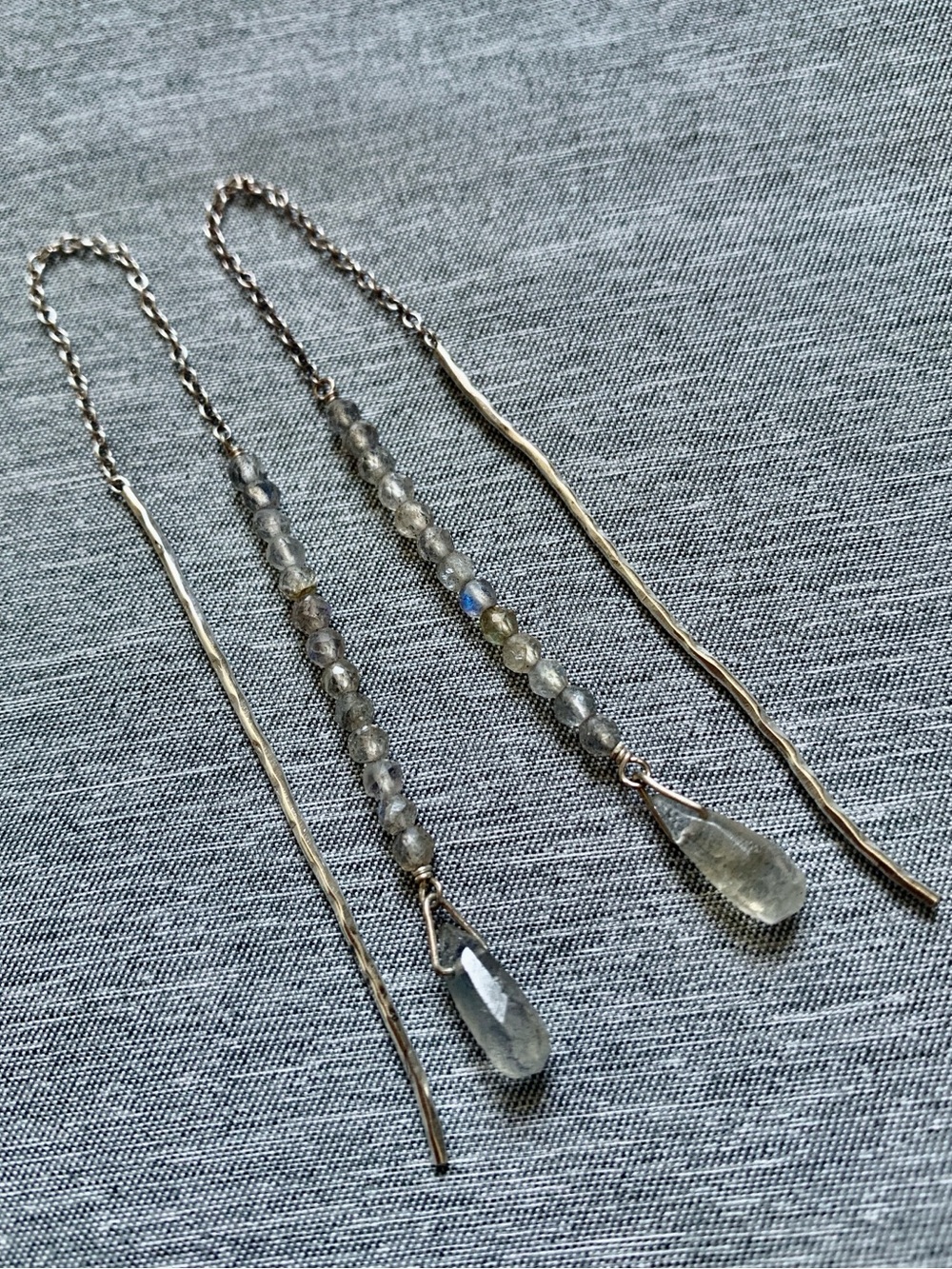 Chan Luu Threader Earrings - Labradorite